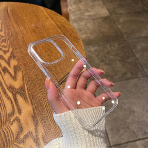 Caltrik Generic Clear TPU/PC phone case – Compatible with iPhone 17 Pro – Unbranded Bulk Supply