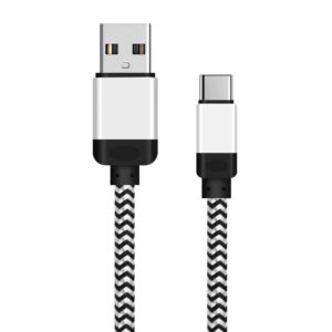 Caltrik Generic Braided USB-C cable – USB-C phones/tablets/laptops – Unbranded Bulk Supply