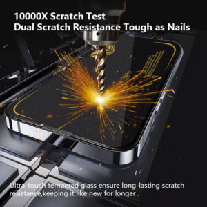 Caltrik Generic Tempered glass screen protector – Compatible with iPhone 15 Pro – Unbranded Bulk Supply