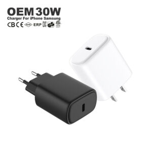 Caltrik Generic 25W USB-C wall adapter – Samsung/Android and USB-C phones – Unbranded Bulk Supply