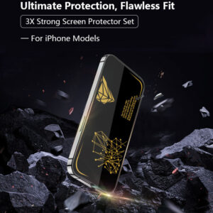 Caltrik Generic Tempered glass screen protector – Compatible with iPhone 15 – Unbranded Bulk Supply