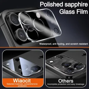 Caltrik Generic Camera lens protector – Compatible with iPhone 17 Pro Max – Unbranded Bulk Supply