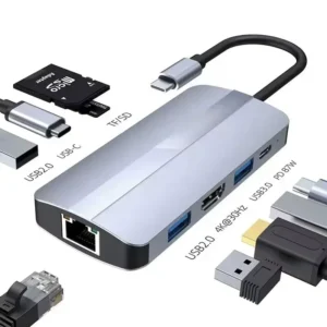 Caltrik Generic Multiport adapter – MacBook/Windows/Chromebook users – Unbranded Bulk Supply